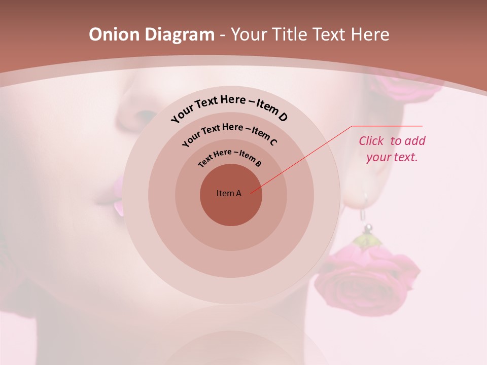 Glamorous Face Model PowerPoint Template