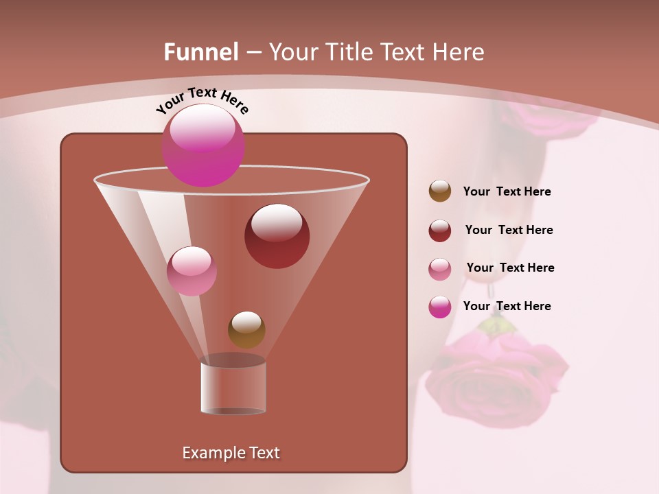 Glamorous Face Model PowerPoint Template
