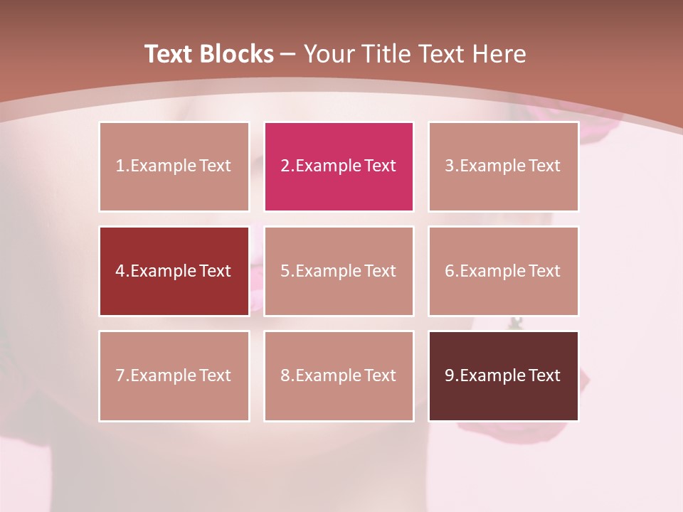 Glamorous Face Model PowerPoint Template