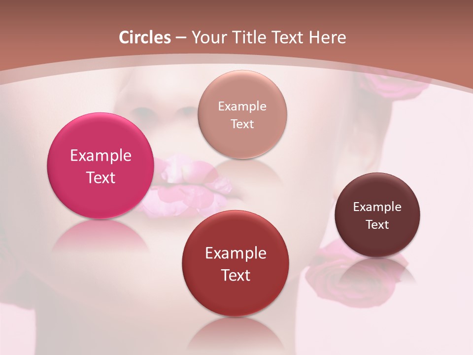 Glamorous Face Model PowerPoint Template