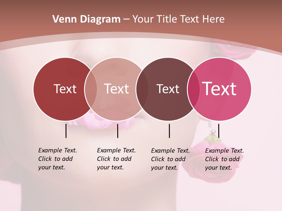 Glamorous Face Model PowerPoint Template