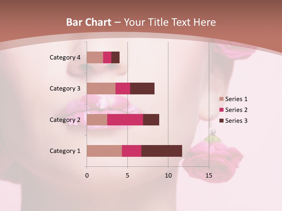 Glamorous Face Model PowerPoint Template