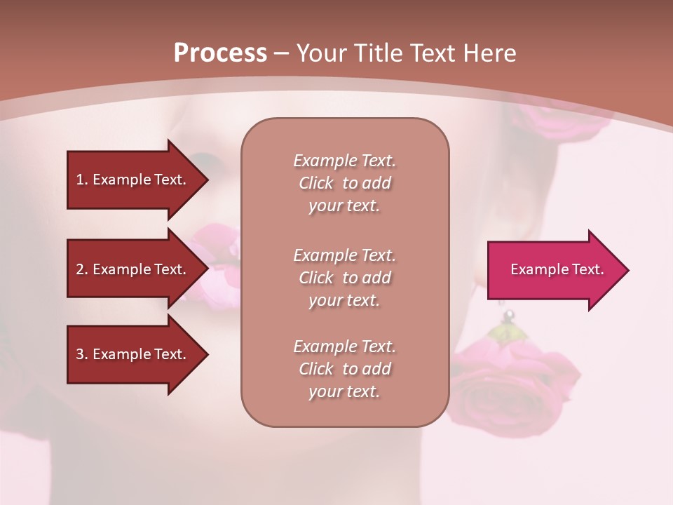 Glamorous Face Model PowerPoint Template