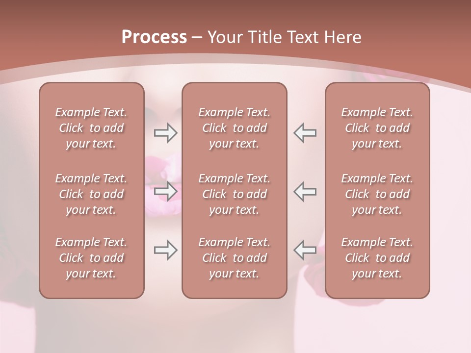 Glamorous Face Model PowerPoint Template