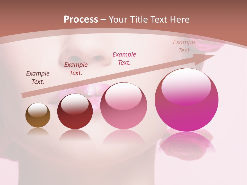 Glamorous Face Model PowerPoint Template