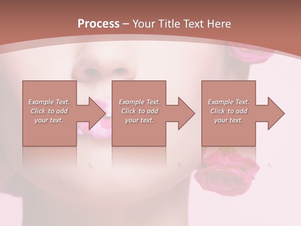 Glamorous Face Model PowerPoint Template