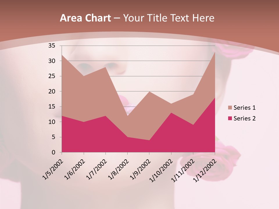 Glamorous Face Model PowerPoint Template
