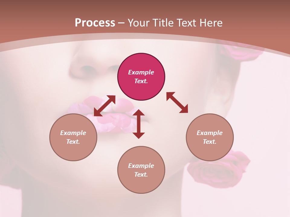 Glamorous Face Model PowerPoint Template