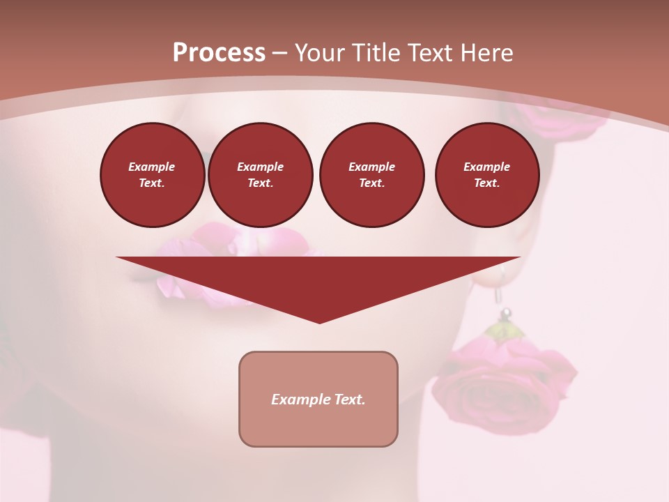 Glamorous Face Model PowerPoint Template