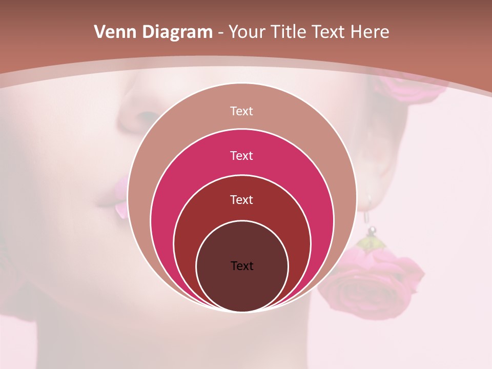 Glamorous Face Model PowerPoint Template