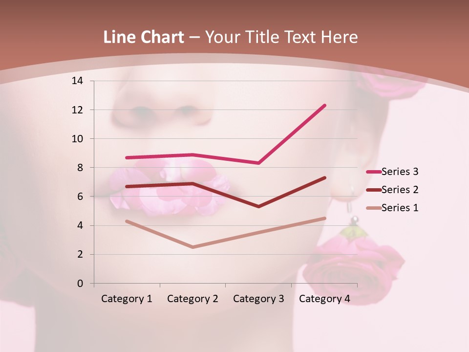 Glamorous Face Model PowerPoint Template
