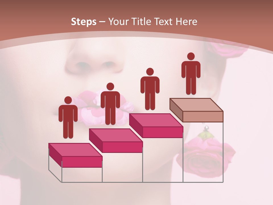 Glamorous Face Model PowerPoint Template