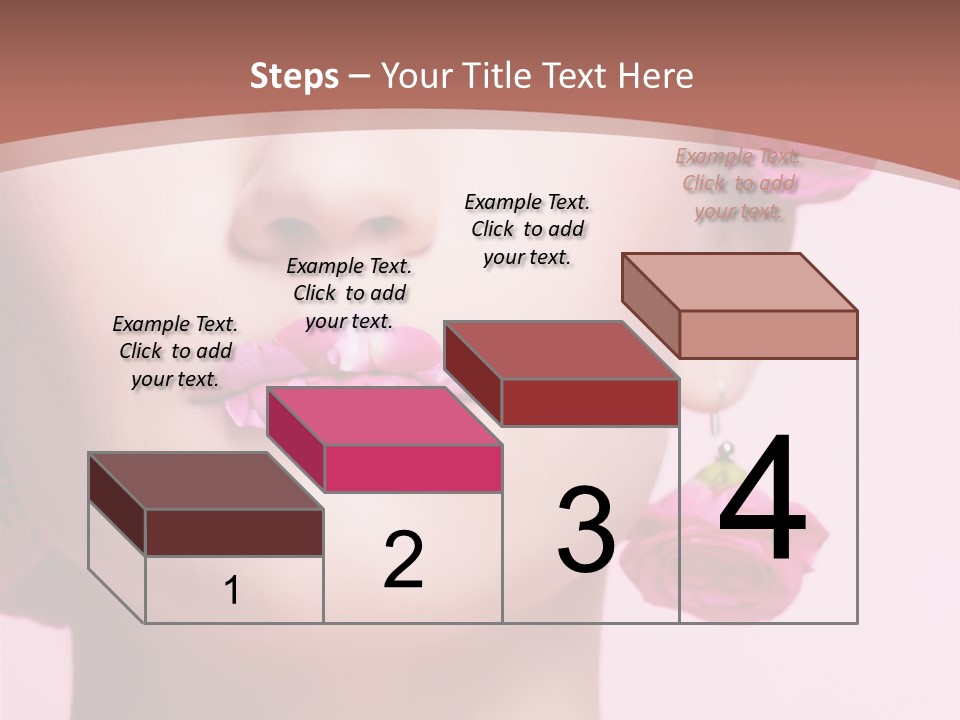 Glamorous Face Model PowerPoint Template