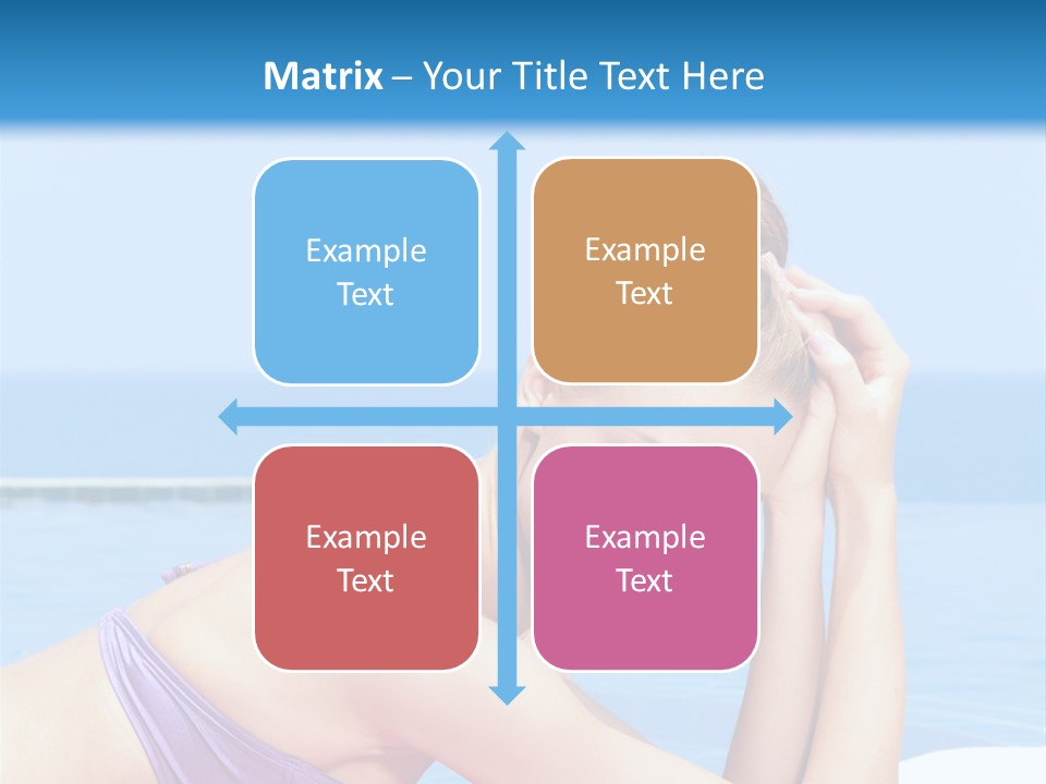 Sunshine Beautiful Laying PowerPoint Template