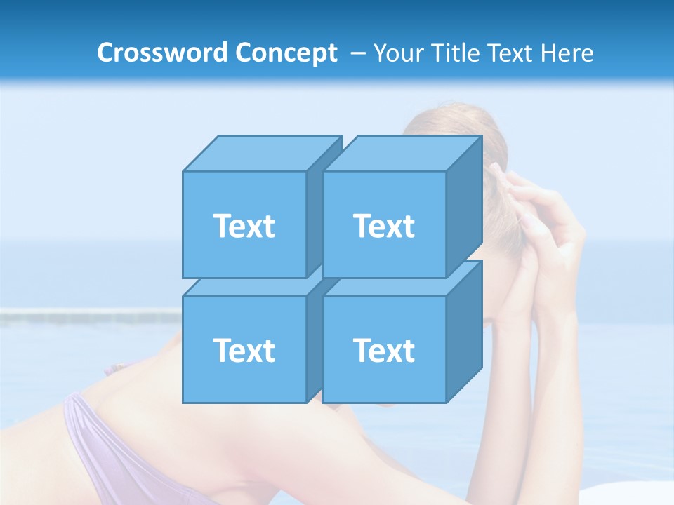 Sunshine Beautiful Laying PowerPoint Template