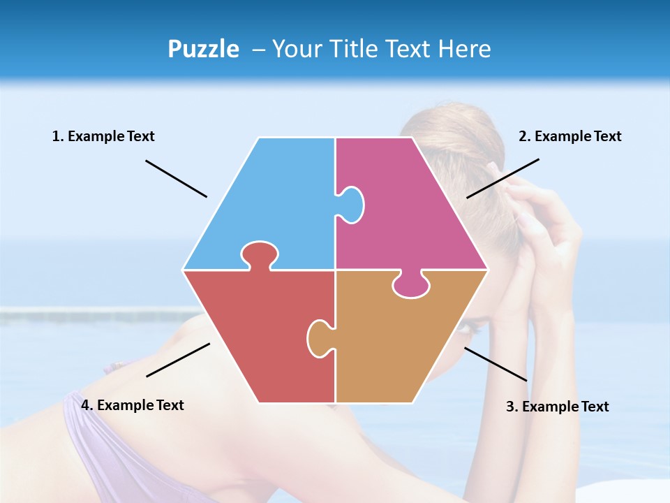 Sunshine Beautiful Laying PowerPoint Template