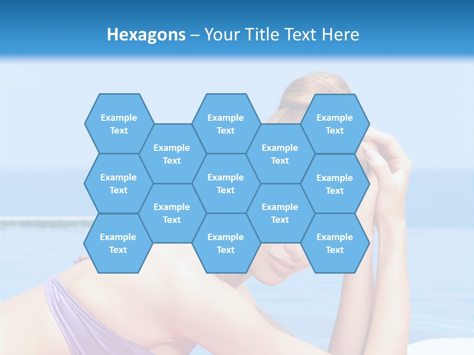 Sunshine Beautiful Laying PowerPoint Template