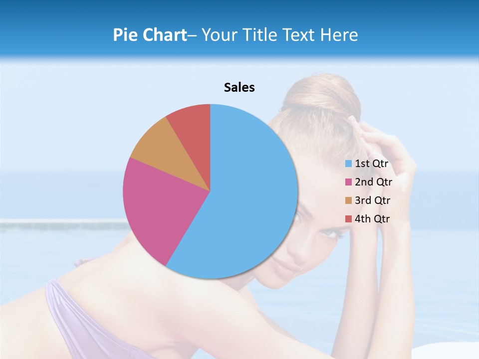 Sunshine Beautiful Laying PowerPoint Template