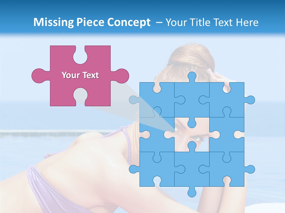 Sunshine Beautiful Laying PowerPoint Template