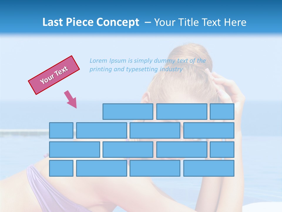 Sunshine Beautiful Laying PowerPoint Template