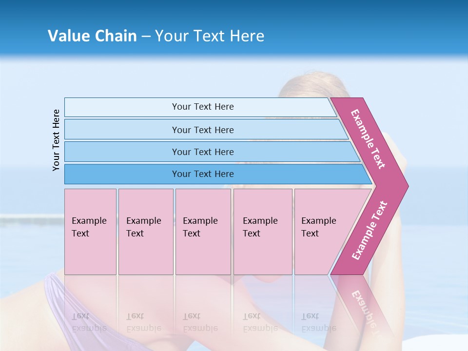 Sunshine Beautiful Laying PowerPoint Template