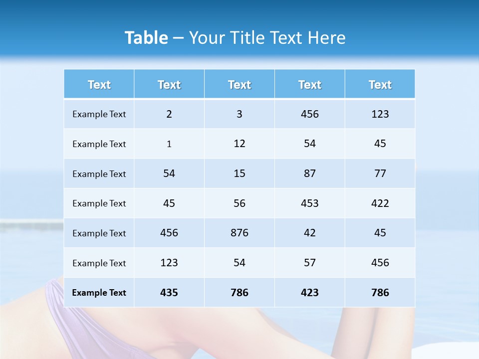 Sunshine Beautiful Laying PowerPoint Template