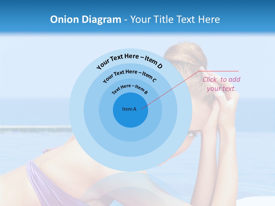 Sunshine Beautiful Laying PowerPoint Template