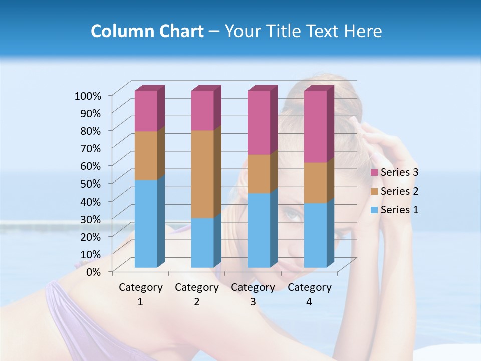 Sunshine Beautiful Laying PowerPoint Template