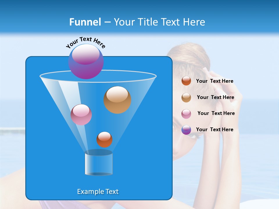 Sunshine Beautiful Laying PowerPoint Template