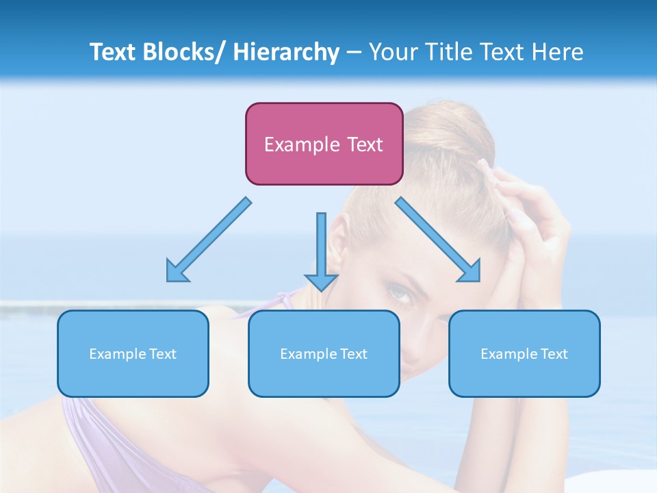 Sunshine Beautiful Laying PowerPoint Template