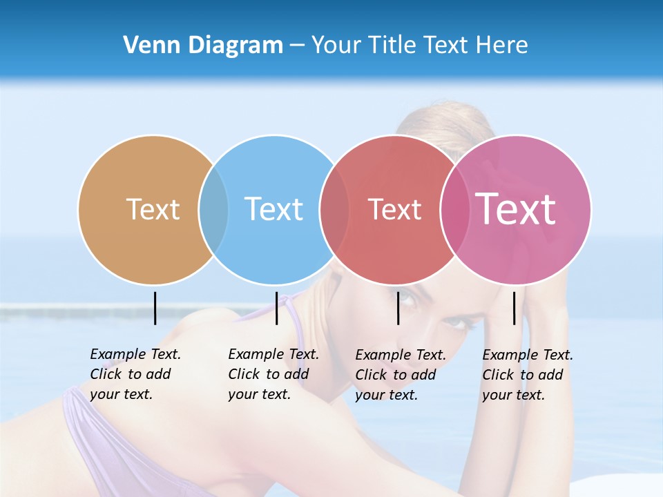Sunshine Beautiful Laying PowerPoint Template