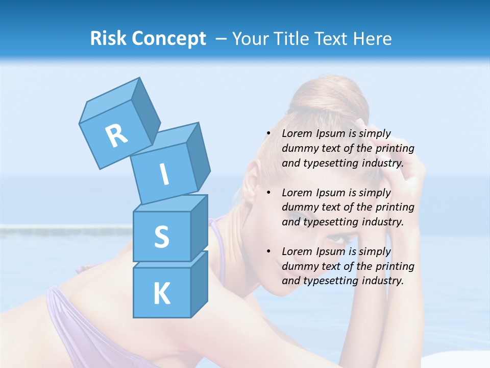 Sunshine Beautiful Laying PowerPoint Template