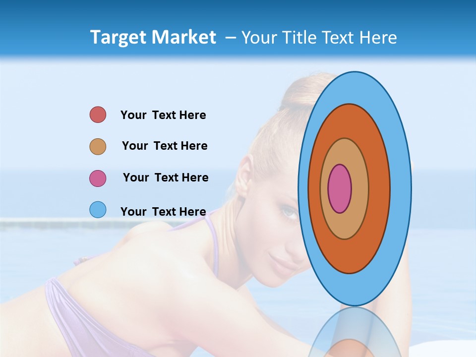 Sunshine Beautiful Laying PowerPoint Template