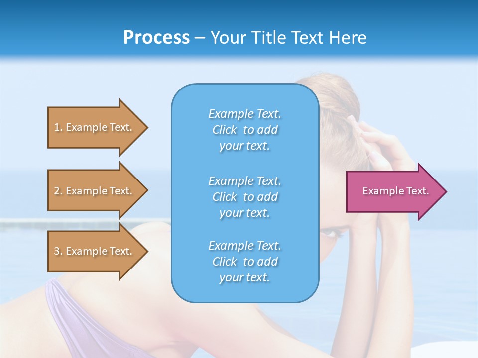 Sunshine Beautiful Laying PowerPoint Template