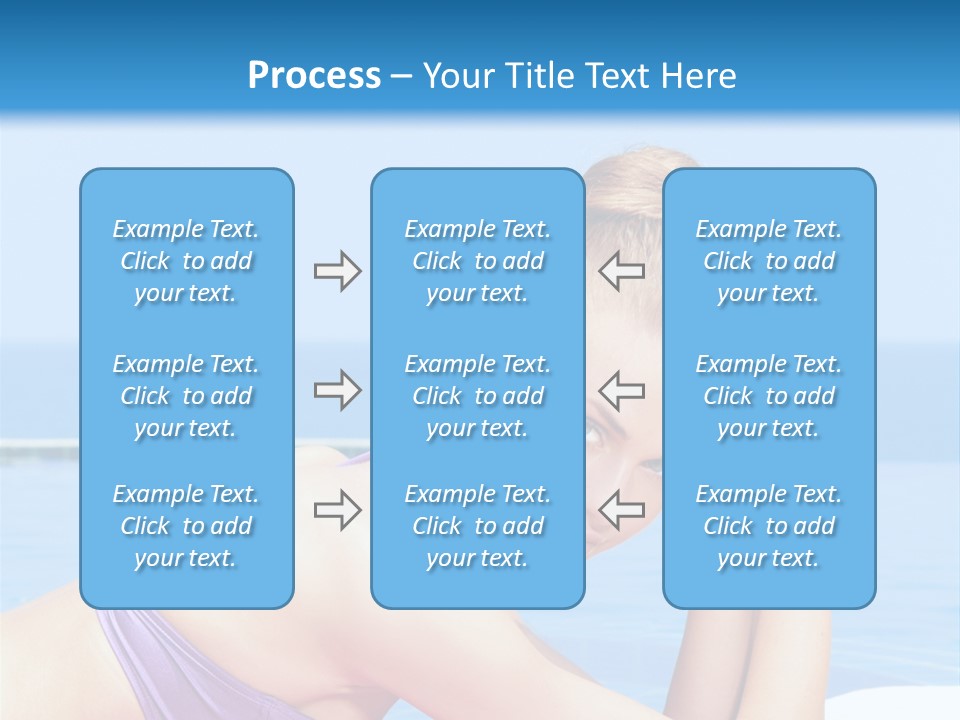 Sunshine Beautiful Laying PowerPoint Template