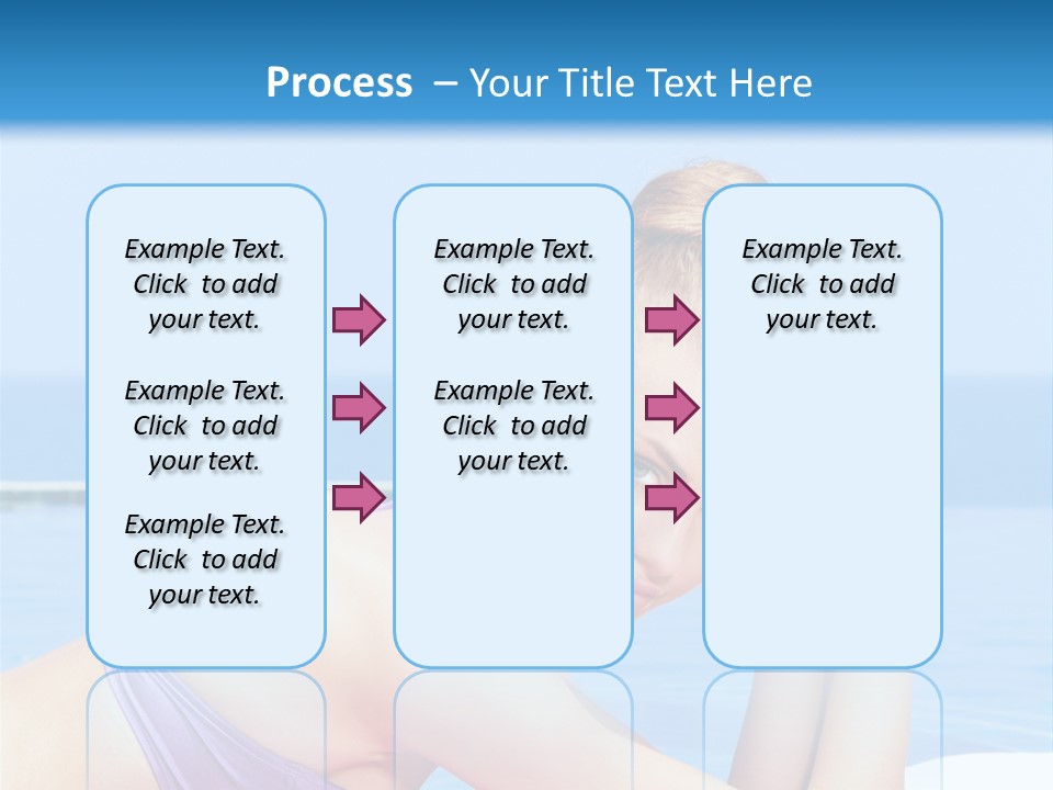 Sunshine Beautiful Laying PowerPoint Template