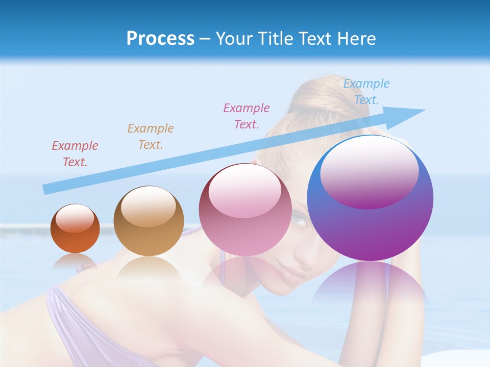 Sunshine Beautiful Laying PowerPoint Template