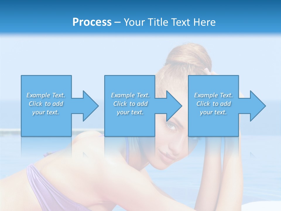 Sunshine Beautiful Laying PowerPoint Template