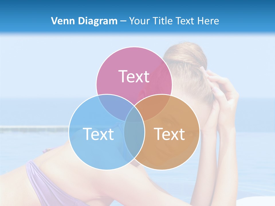 Sunshine Beautiful Laying PowerPoint Template