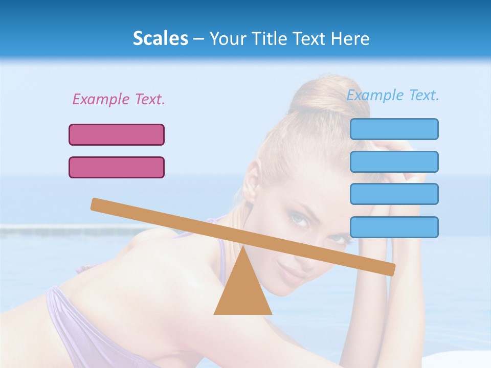 Sunshine Beautiful Laying PowerPoint Template
