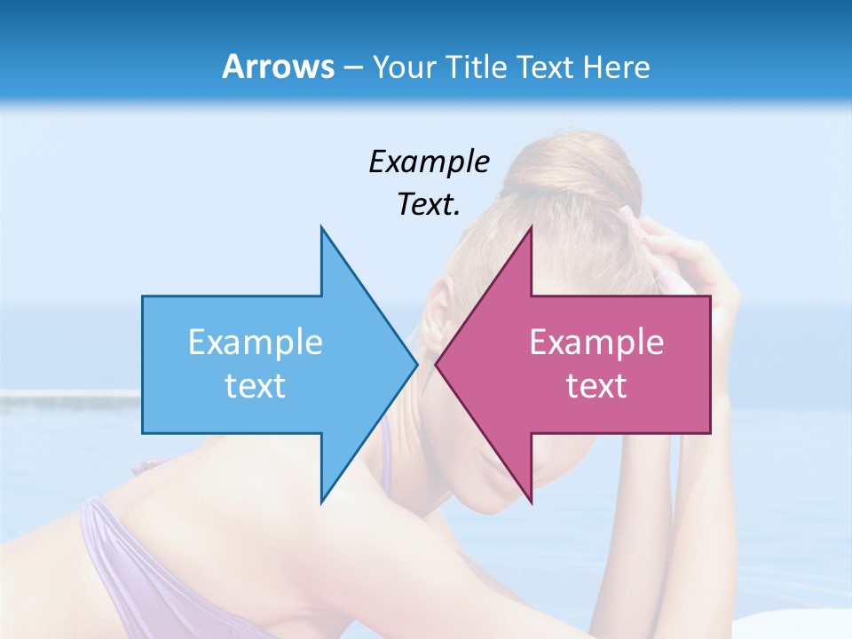 Sunshine Beautiful Laying PowerPoint Template