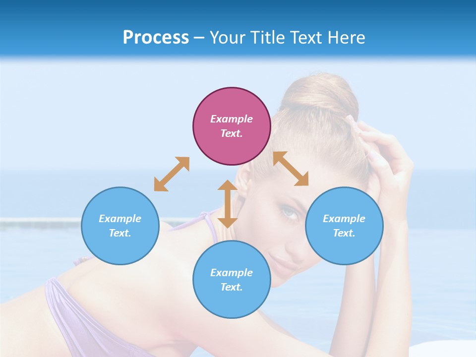 Sunshine Beautiful Laying PowerPoint Template