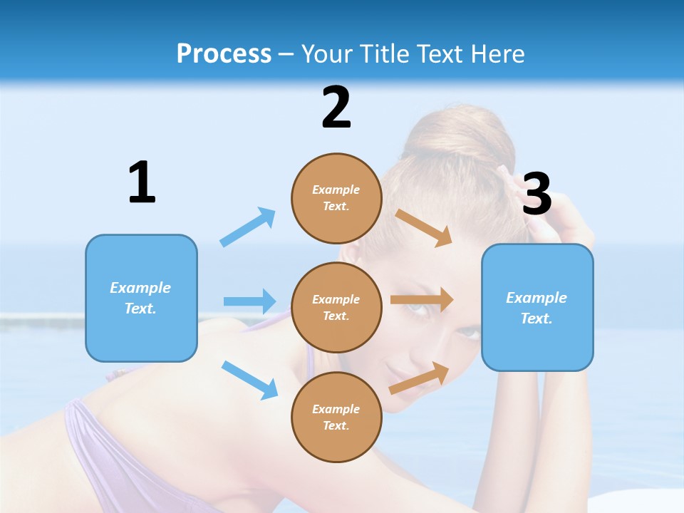 Sunshine Beautiful Laying PowerPoint Template
