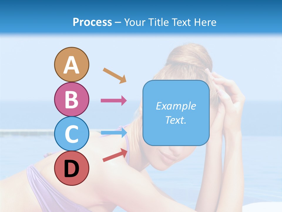 Sunshine Beautiful Laying PowerPoint Template