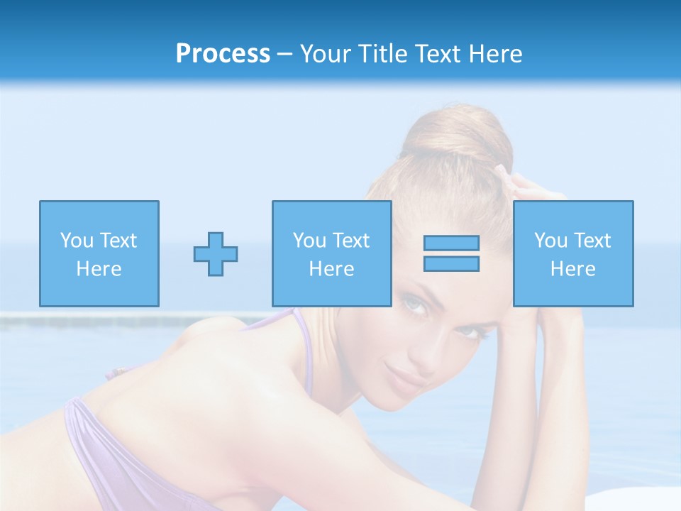 Sunshine Beautiful Laying PowerPoint Template