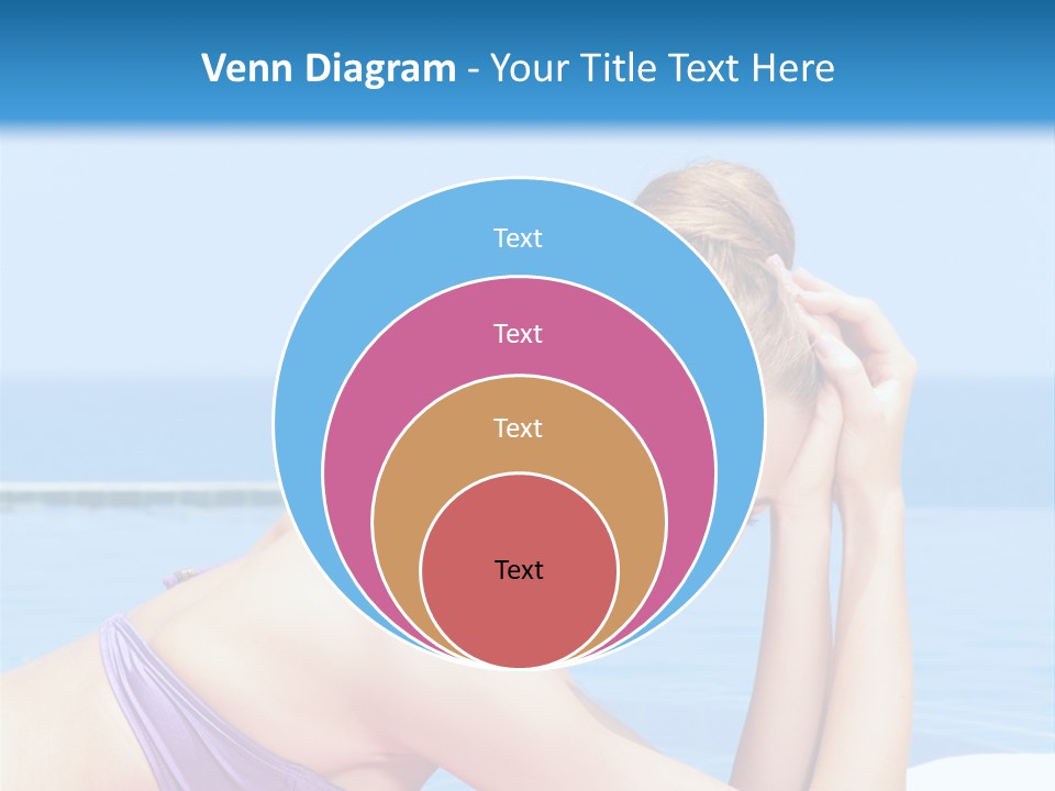 Sunshine Beautiful Laying PowerPoint Template
