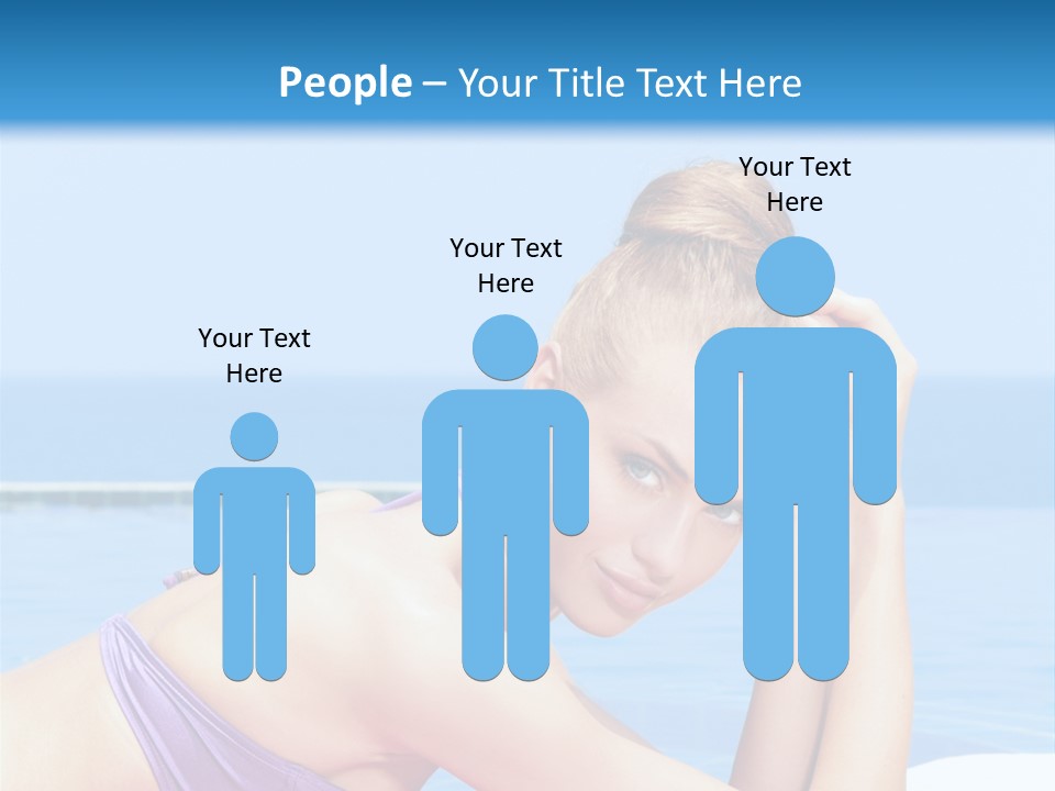 Sunshine Beautiful Laying PowerPoint Template