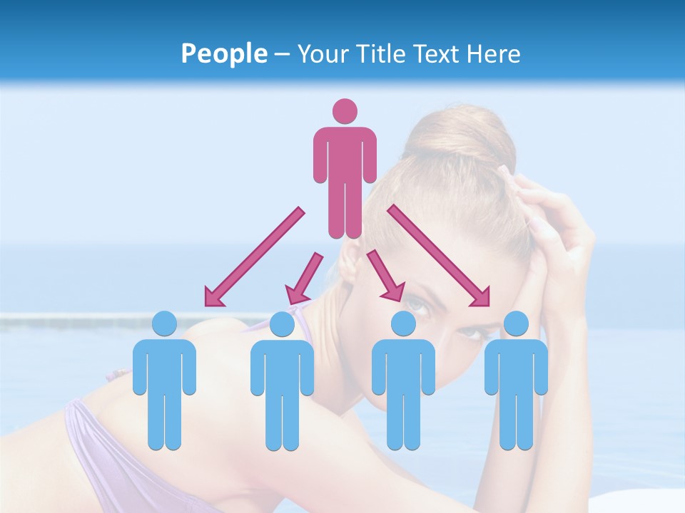 Sunshine Beautiful Laying PowerPoint Template