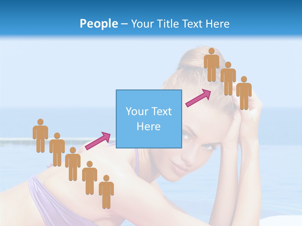 Sunshine Beautiful Laying PowerPoint Template