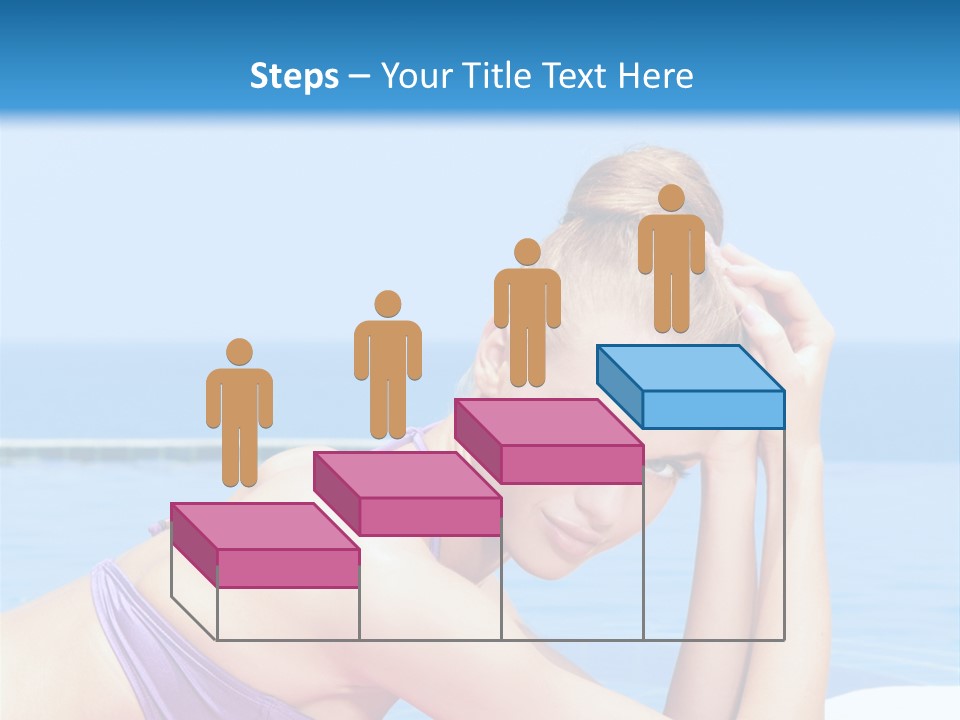 Sunshine Beautiful Laying PowerPoint Template